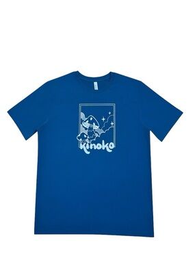 Unisex Kinoko Mushroom Graphic Tee - Deep Blue